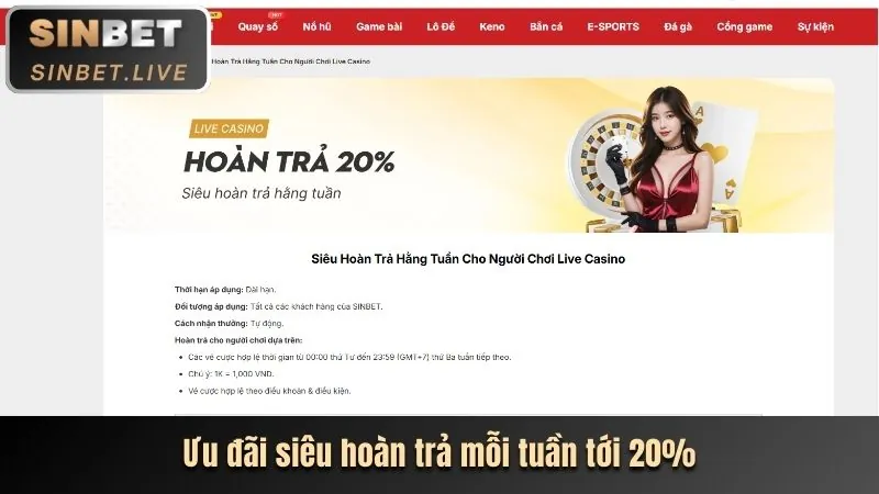 Thưởng nạp lại hàng ngày/tuần tại Gemwin APK